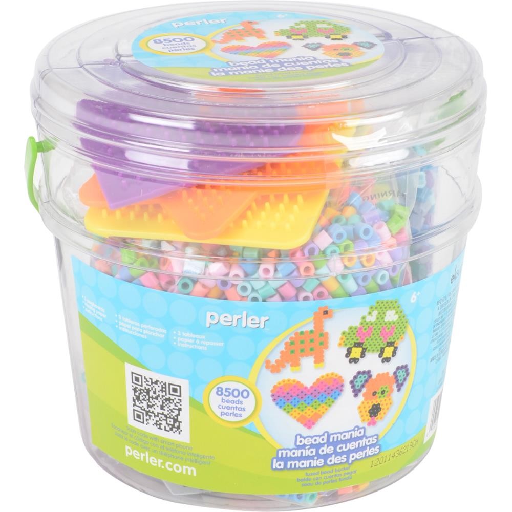 Perler Fused Bead Mania Bucket Kit 8500/pk