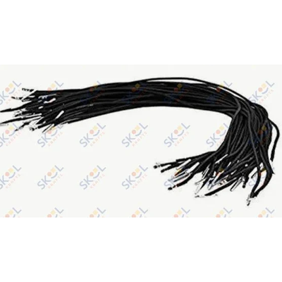 Black Elastic Mask Rubber 9" 50/pk