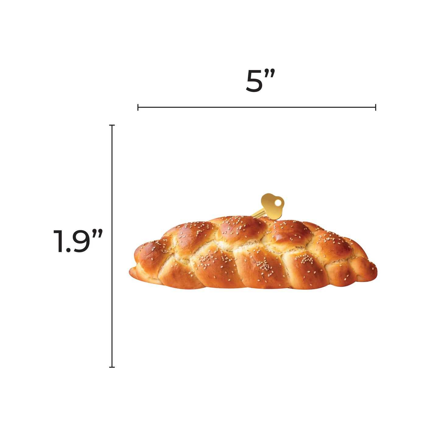 Challah Bread Cutout 5-inch 20/pk