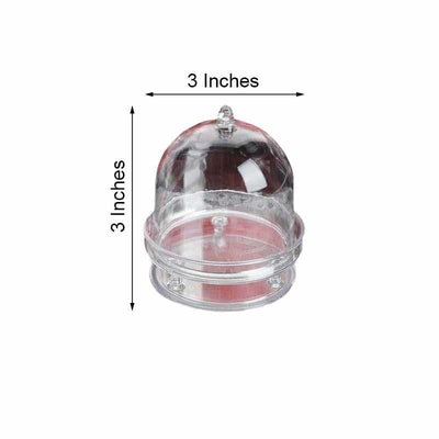 Mini Disposable Cupcake Container W/Dome 12/pk.