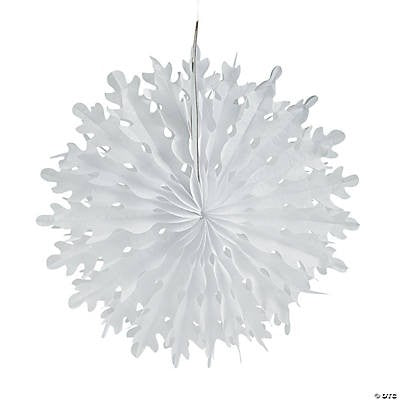Tissue Snowflakes 20" 12/pk (out of stock)