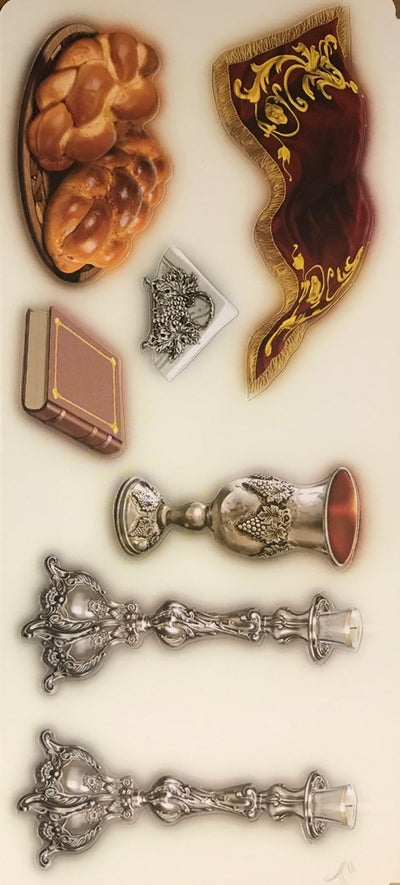 Shabbos Set Cutouts 20 Sets (closeout)