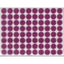 Color Coding Dot Sticker (Pink, 3/4", 32)