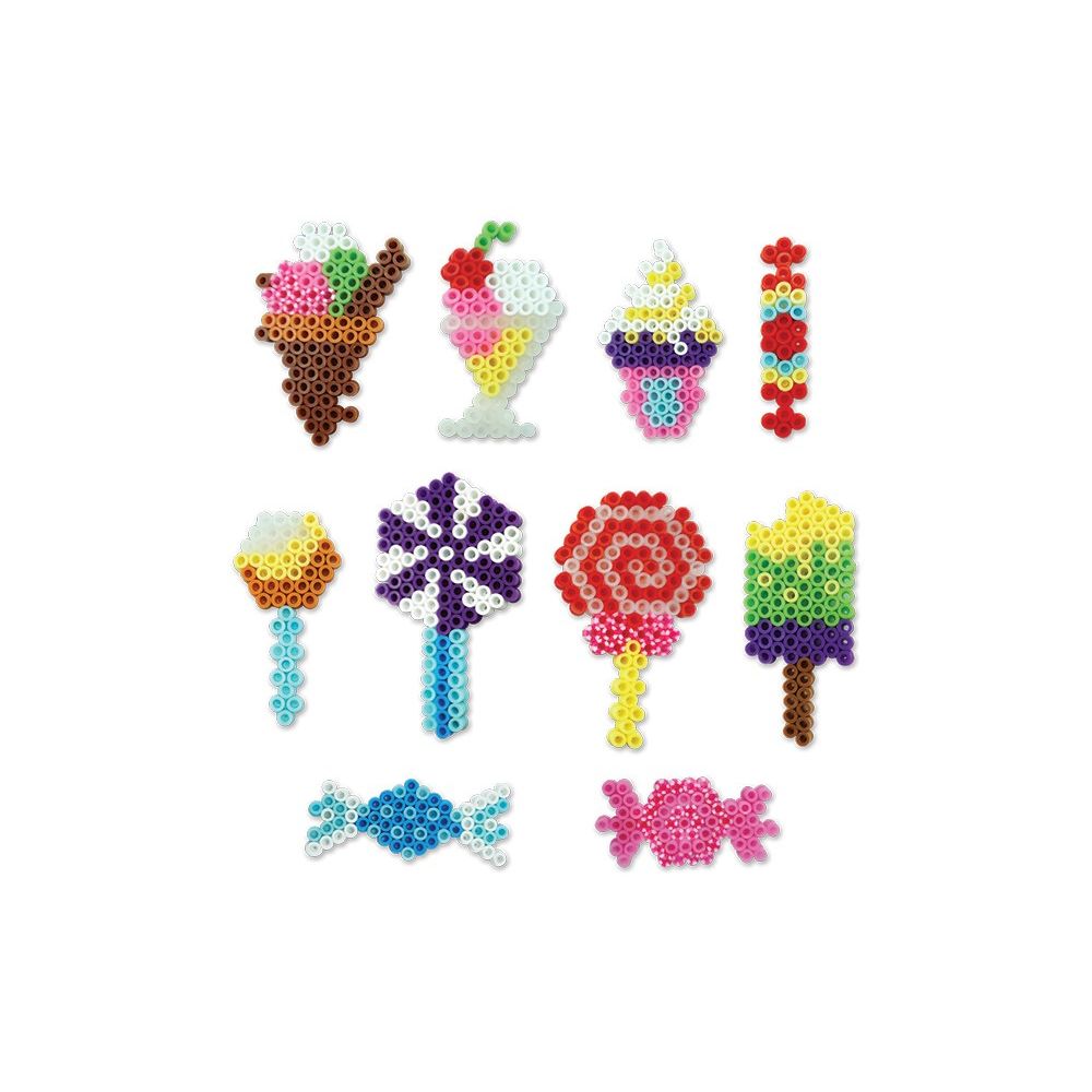 Fused Bead Iron On Kit 1200 Beads Candyland (closeout)