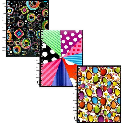 Assorted Design Fat Book Notebooks