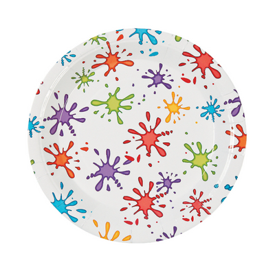 Little Artist Paper Dinner Plates 8 Ct