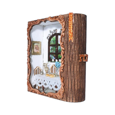 Small Shabbas Siddur W/Light 4"x3.7" Miniature set not colored
