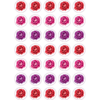 Rose Stickers 3/4" (10 Sheets)