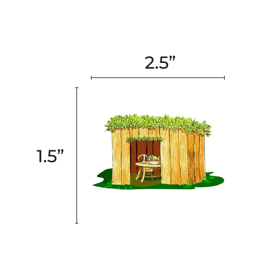 Sukkos cutout 2.5-inch 20/pk