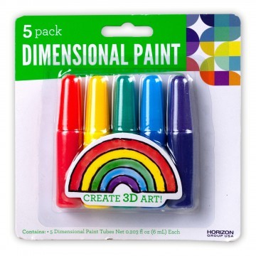 Dimensional Paint Set 5/pk.  (Discontinued)