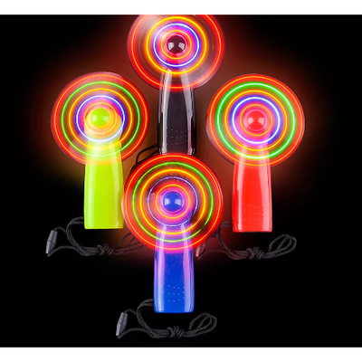 4" Light-Up Fan Necklace 1/pc