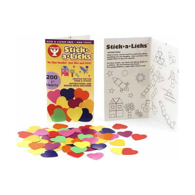 Stick a Licks Hearts (2" 100pcs/pk)