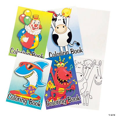 Mini Coloring Books 5" x 7" 12/pk