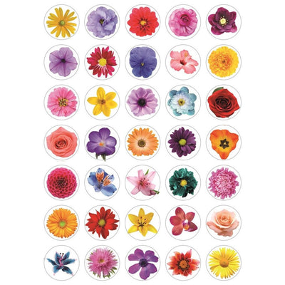 Flower Stickers 3/4" (10 Sheets)