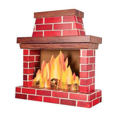 3-D Fireplace Prop 29¼" x 26¾" 1/Box