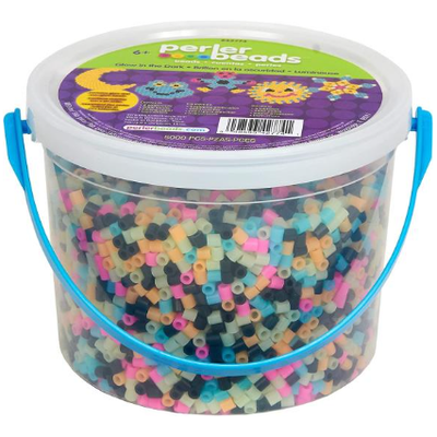 Perler Glow  Dark Bckt (closeout)
