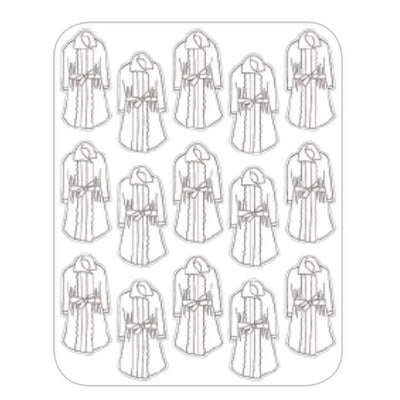 Kittel Stickers 1 1/2" x 3/4" 6 Sheets (discontinued)