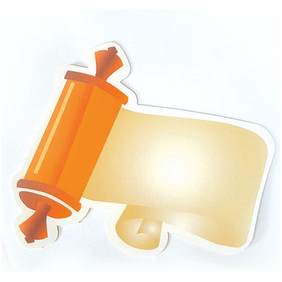 Megillah Cardstock Cutout 5" 20/pk. (discontinued)