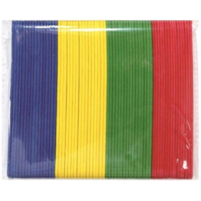 Small Colored Foam Craft Sticks 4.5" 100/pk