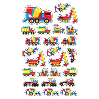 Construction Vehicles Stickers 4 1/8" x 6 5/8" 200/pk (disountenued)