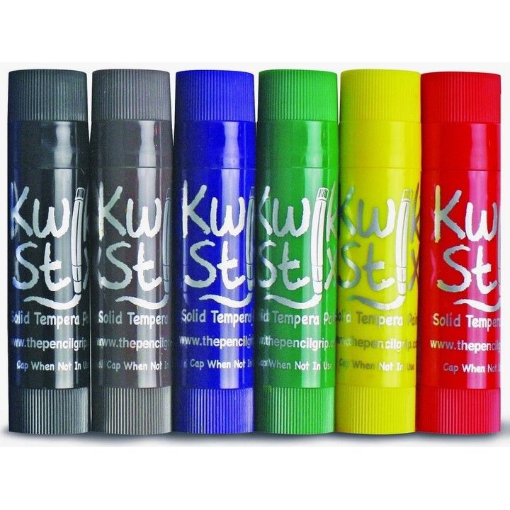 Kwikstix Tempera Paint - 6 Classic Colors