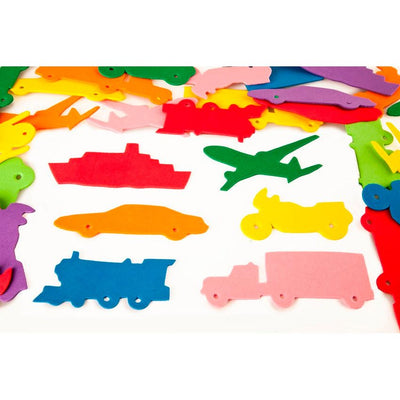 Transportation vehicles Foam Cutouts 1" x 3" 70/pk