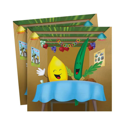 Sukkot Napkins 6.5" x 6.5" 20/pk