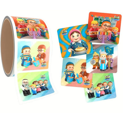 Mitzvah Kinder Chanukah Sticker roll