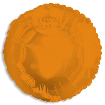 Solid Color Foil Balloon 18" Orange 1/pc