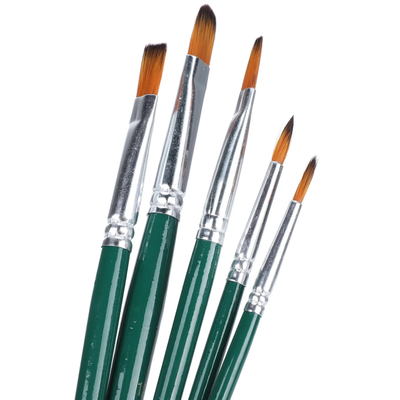 Assorted Size Kid's Paint Brush Set (5/Pack)