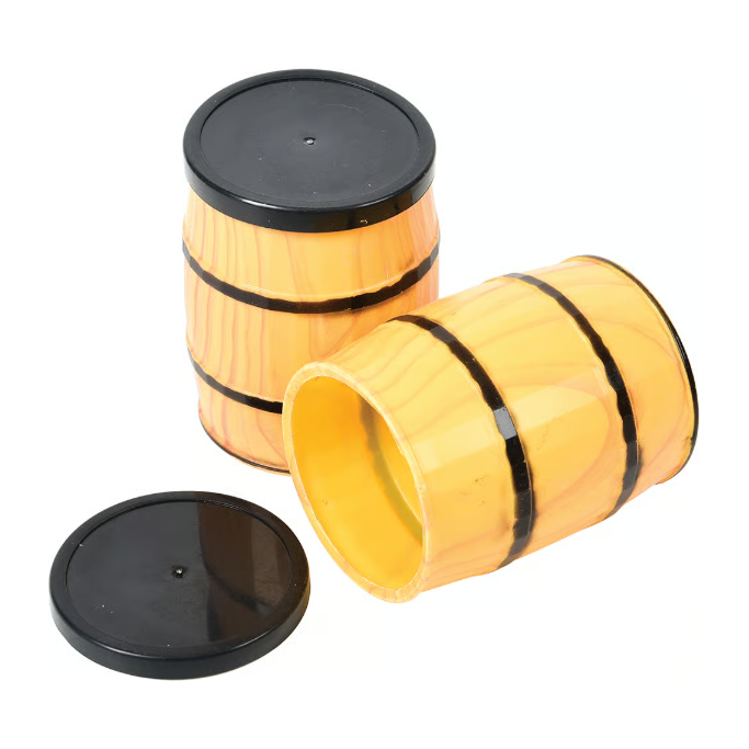 Mini Western Barrel Containers 3" 12/pk