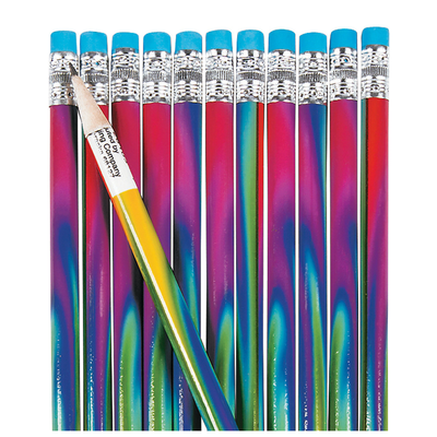Tie-Dyed Pencils 24pc