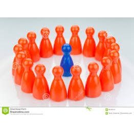Plastic Peg Pawn Orange
