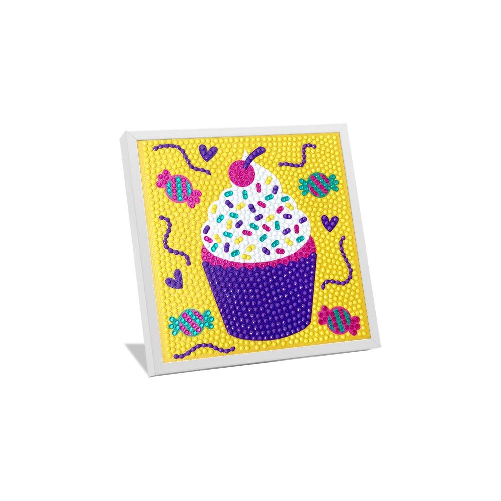 Diamond Cupcake Canvas Kit 5.7" x 5.7"