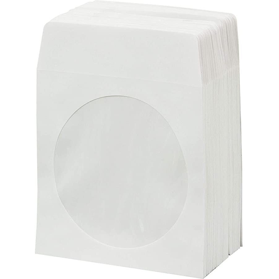 CD/DVD Envelopes Clear Window 50/Pack