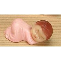 1.5" Sleeping Baby-Pink 12/pk. (disountenued)