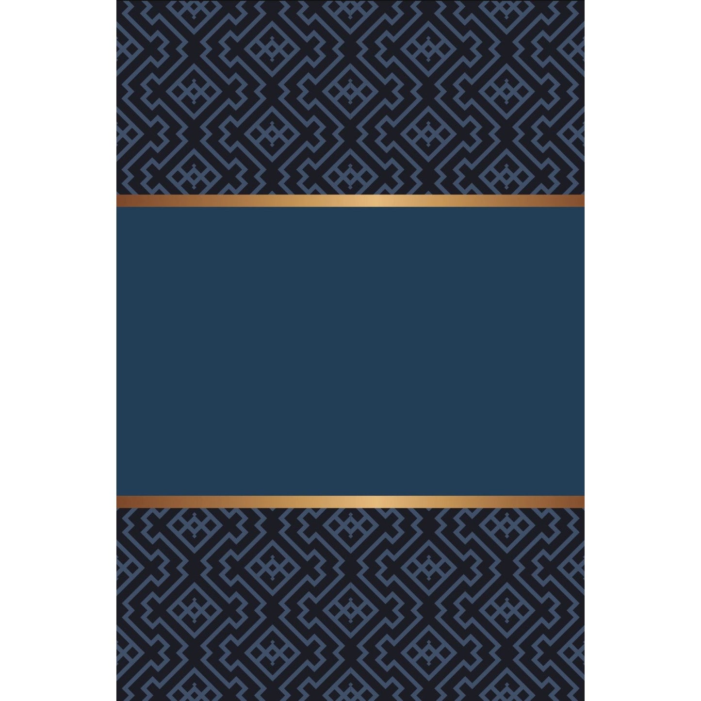notebook covers - blue and gold pattern 8.5 x 11" 12/pk