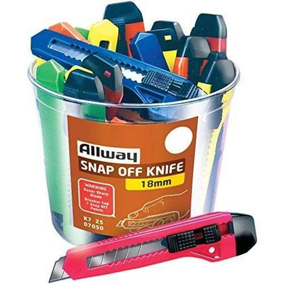 Neon Snap off Knives 18 mm