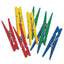 Jumbo Wooden Clothespins 2 3/8" x 3/8" 50/pk