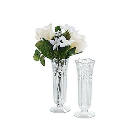 Plastic Bud Vases 6" 1pc