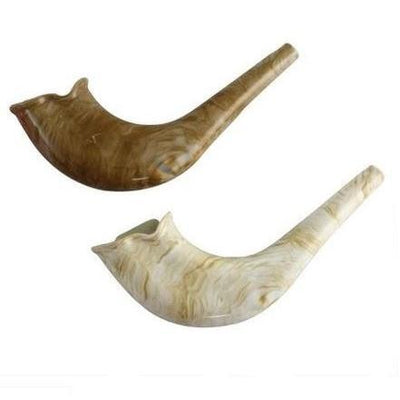 Marble Plastic Shofar 1pc