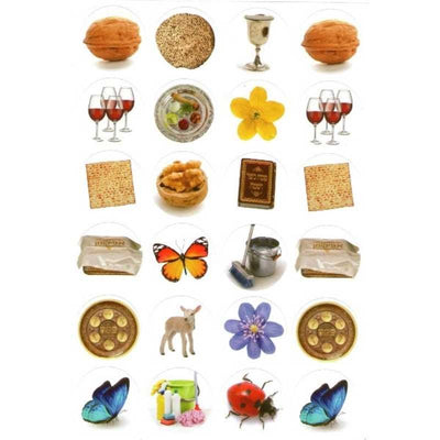 Pesach Stickers 1" 10/pk (discontinued)