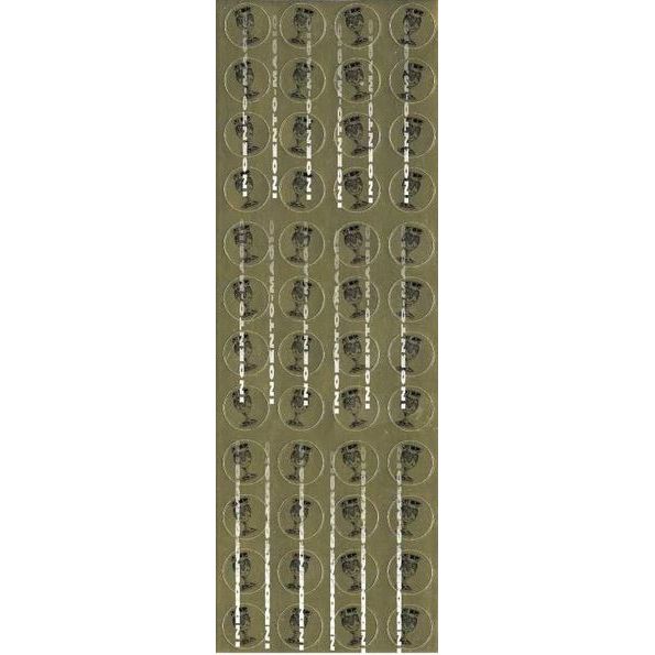 Gold Becher Dots Stickers