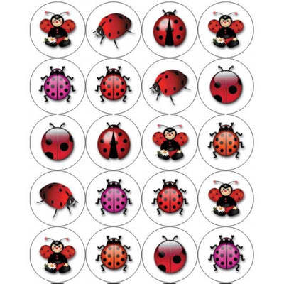 Ladybug Stickers 3/4" (10 Sheets)