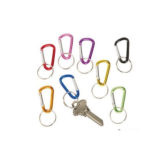 Mini Clip Carabiner Keychains 1" 48/pk