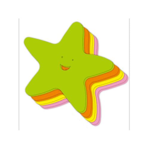 Foam Star Cutout 5.9" 8/pk