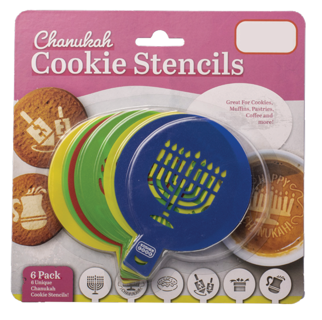 Chanukah Cookie Stencils