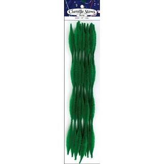 Chenille Bump Stem Green 12" 12/pk (closeout)