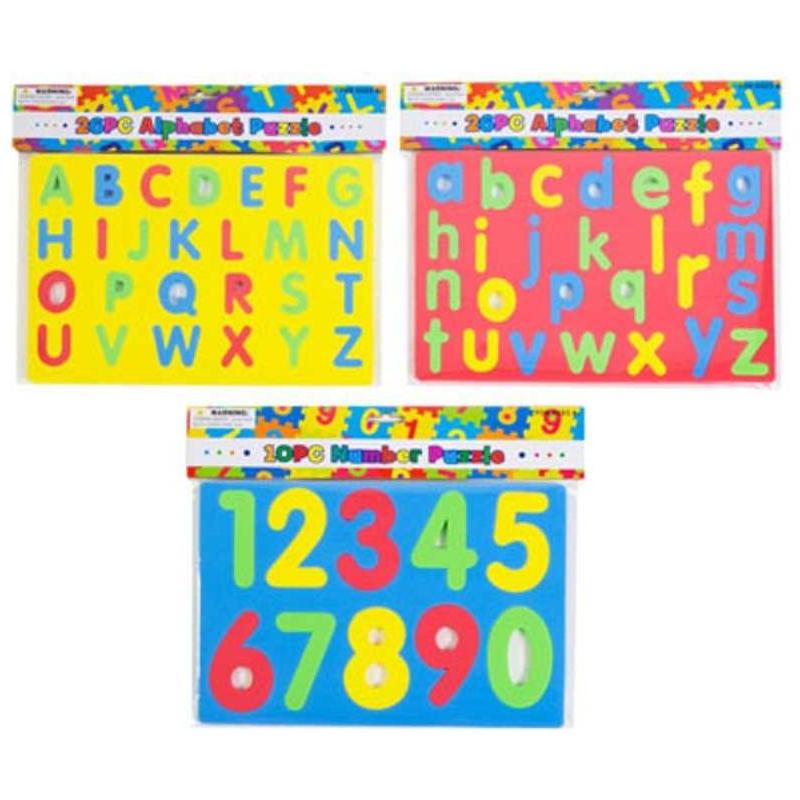 Alphabet And Number Foam Puzzle