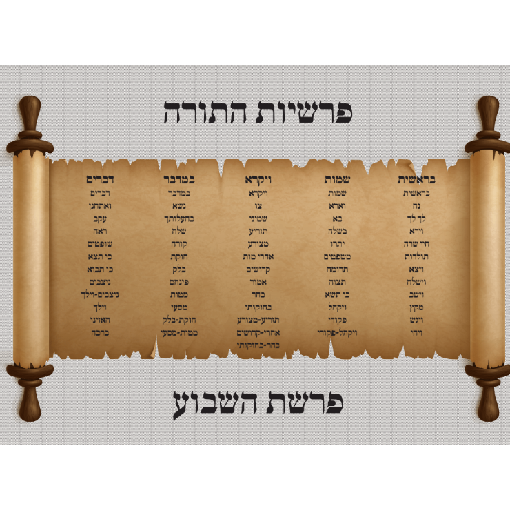 Parshios hatorah poster 1.  18'' x 24''